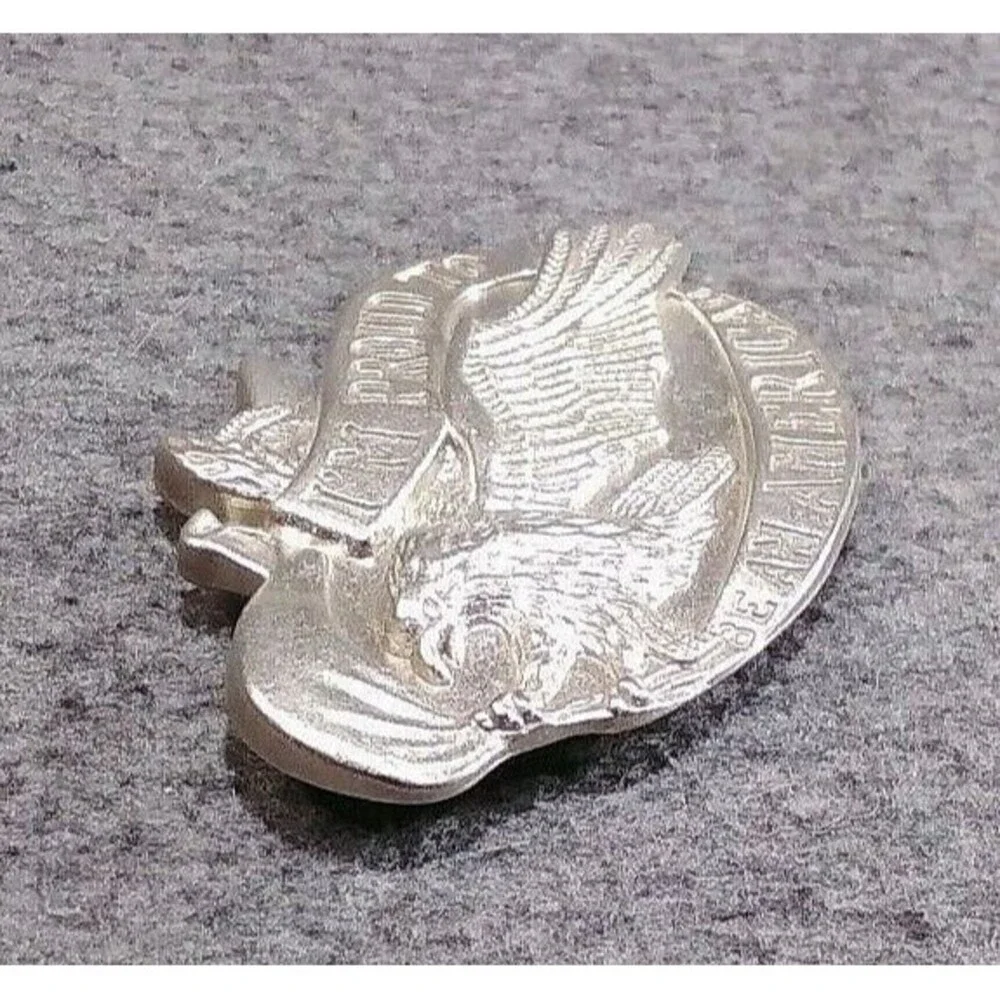 Western I'm Proud to be An American Belt Buckle Eagle Silver Tone